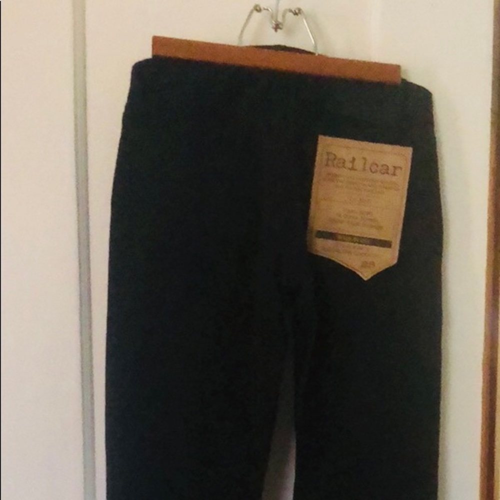 Railcar women’s black denim jeans